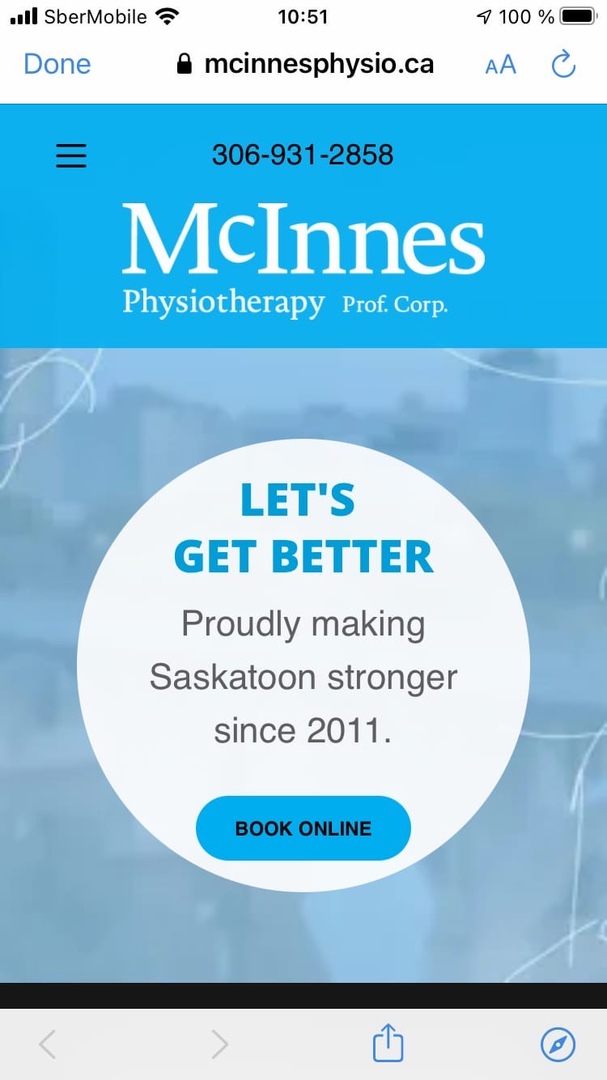 screenshot of houses website